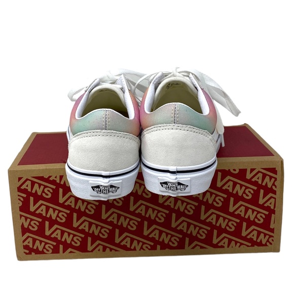 VANS Old Skool Low Top Beige Multi Canvas Suede Women Size Sneakers VN0A4U3BWGQ - Picture 6 of 10